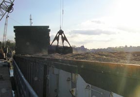 Wood Chips at The Port of Mistley Wood Chips at The Port of Mistley