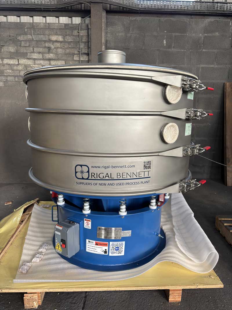Twin Deck Vibratory Sieve Added To Our Production Line